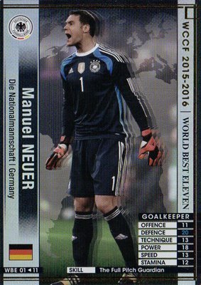 WCCF ノイアー Amazon.co.jp: WCCF/15-16 Ver.2.0/WBE 01/マヌエル・ノイアー